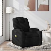 Massagestoel zwart stof met relaxfunctie