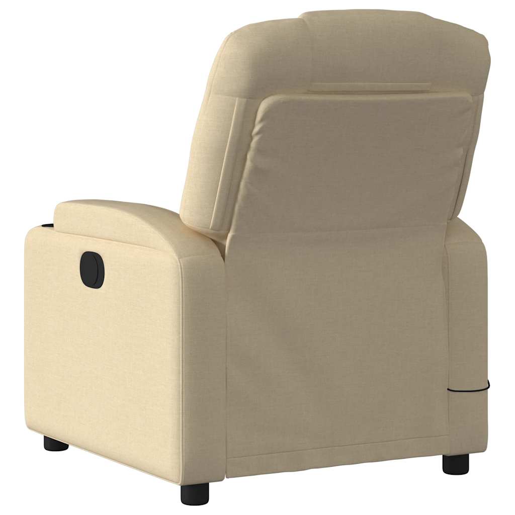 Massagestoel Crème Stof