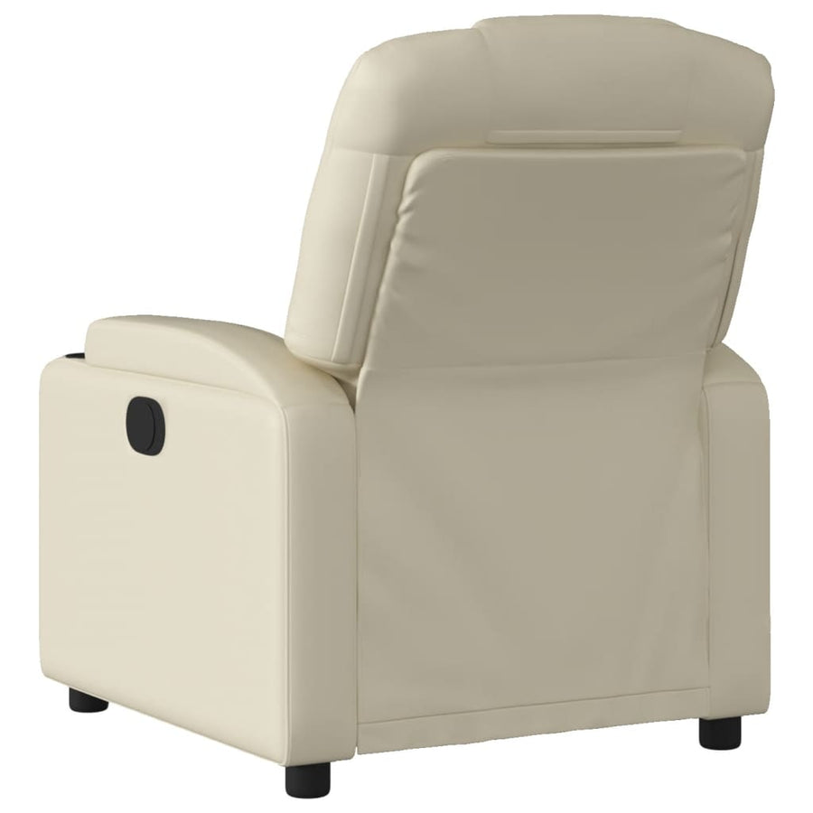 Relaxfauteuil Crème Kunstleer