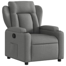 Relaxfauteuil Donkergrijze Stof