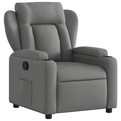 Relaxfauteuil Donkergrijze Stof