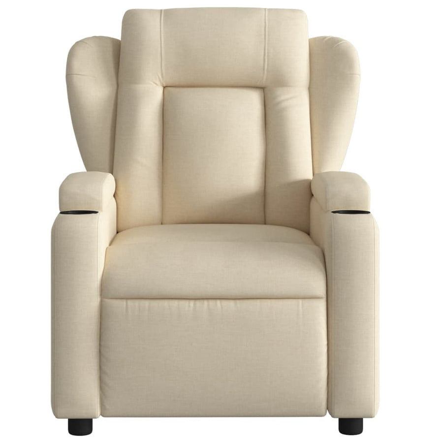 Relaxfauteuil Crème Stof