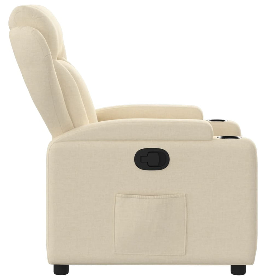Relaxfauteuil Crème Stof