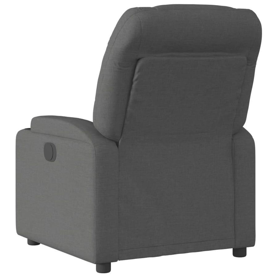 Relaxfauteuil Donkergrijze Stof