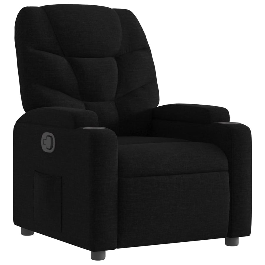 Relaxfauteuil Zwarte Stof