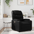 Relaxfauteuil zwart kunstleer