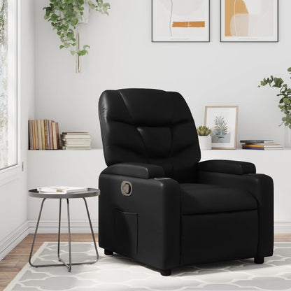 Relaxfauteuil Zwart Kunstleer