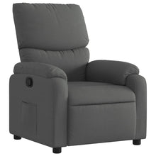 Relaxfauteuil Donkergrijze Stof