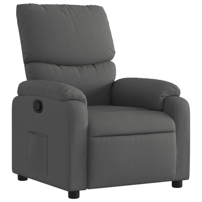 Relaxfauteuil Donkergrijze Stof