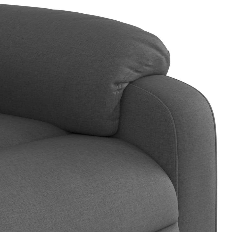 Relaxfauteuil Donkergrijze Stof