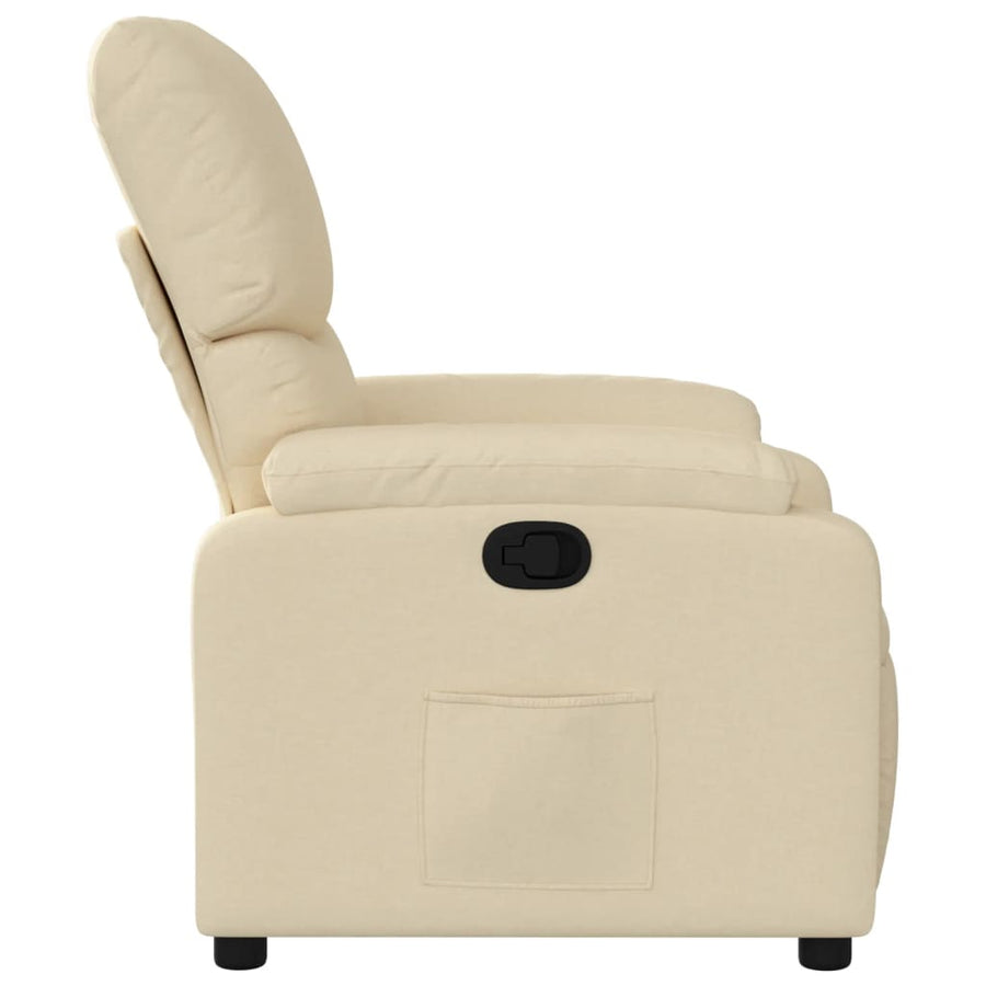 Relaxfauteuil Crème Stof
