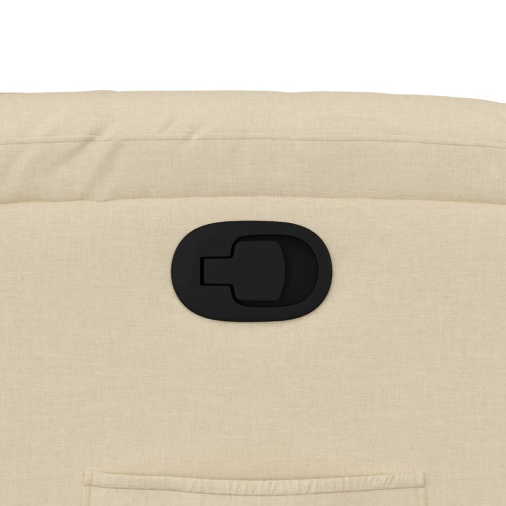 Relaxfauteuil Crème Stof