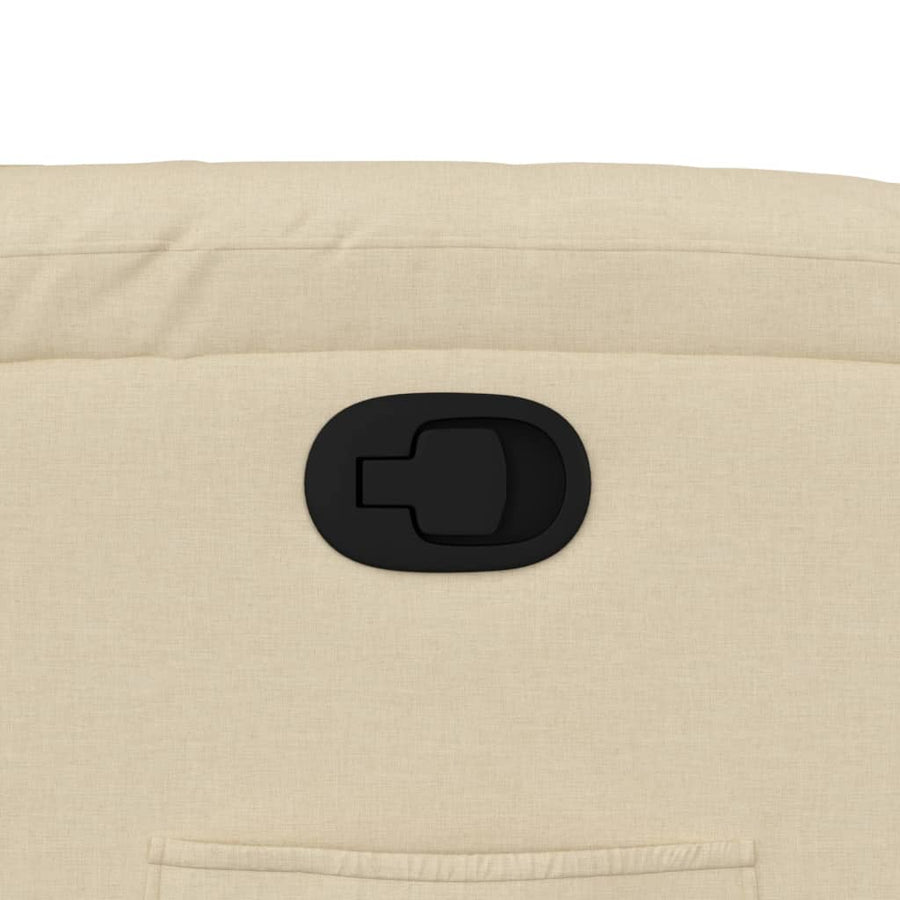 Relaxfauteuil Crème Stof