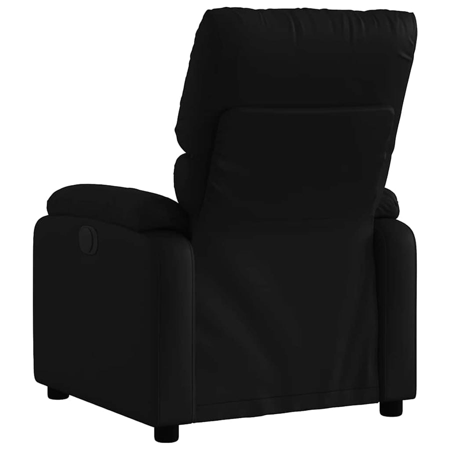 Massagestoel van zwart kunstleer