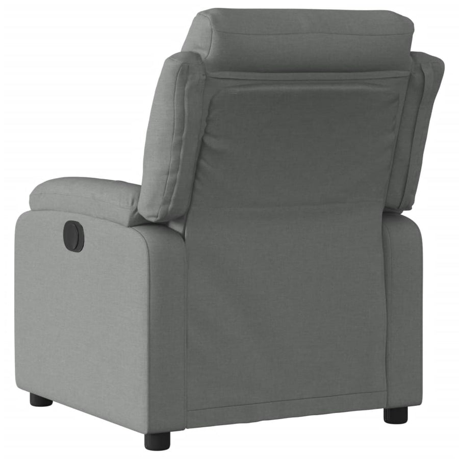 Relaxfauteuil Donkergrijze Stof