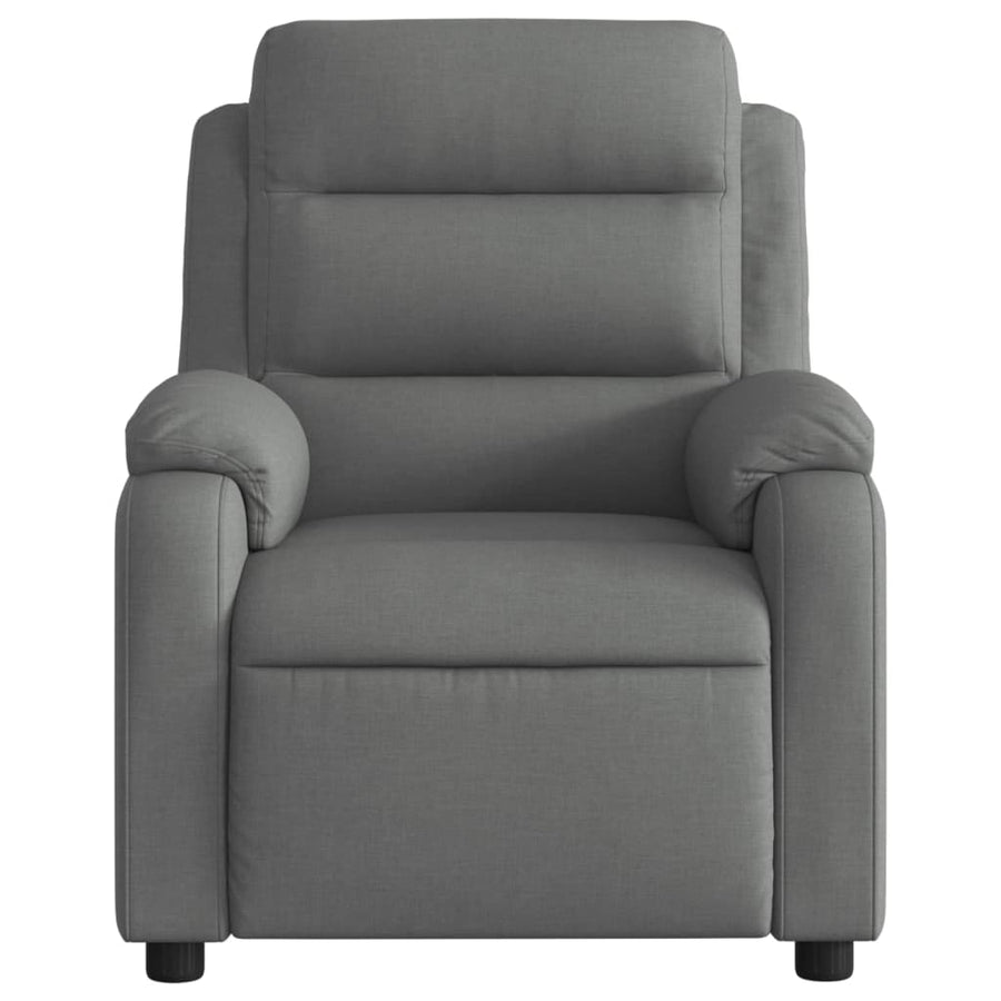 Relaxfauteuil Donkergrijze Stof