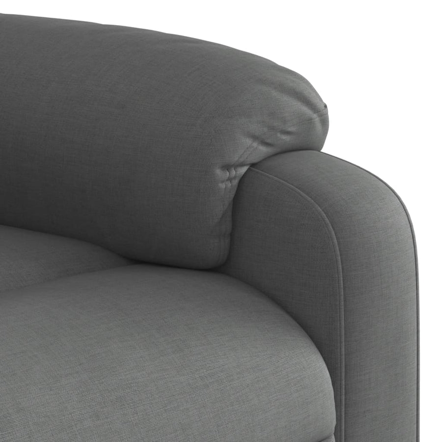 Relaxfauteuil Donkergrijze Stof
