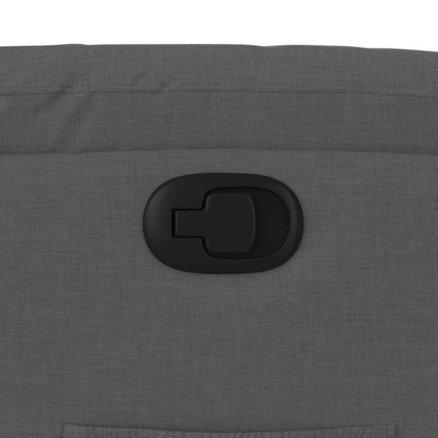 Relaxfauteuil Donkergrijze Stof