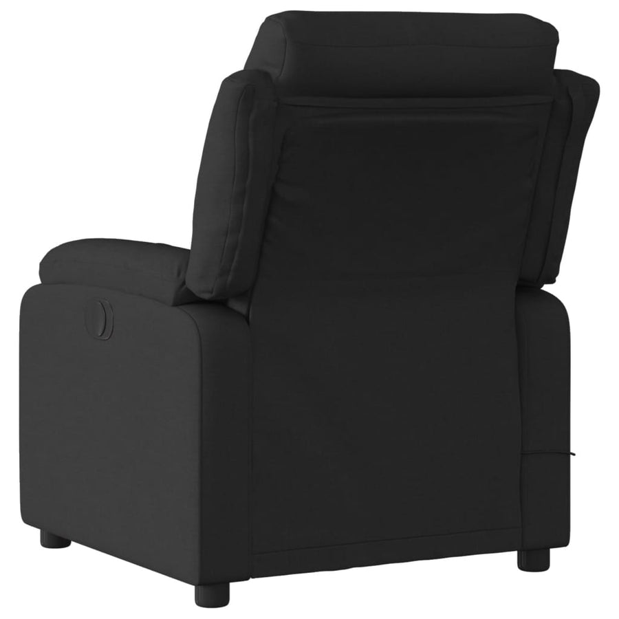 Massagestoel met zwarte stof