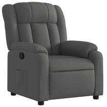 Relaxfauteuil Donkergrijze Stof