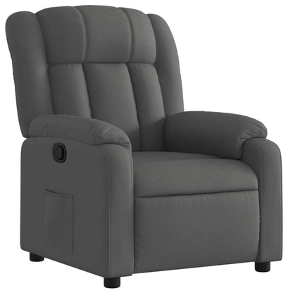 Relaxfauteuil Donkergrijze Stof