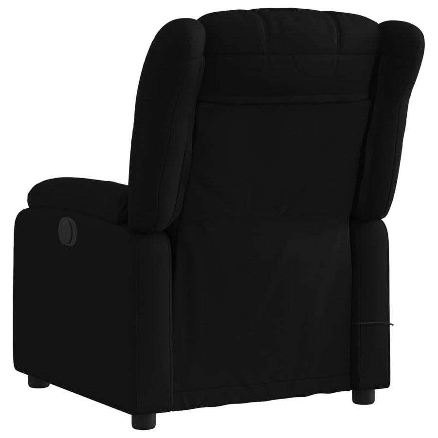 Massagestoel met zwarte stof