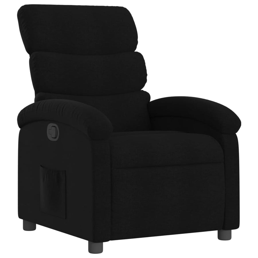 Relaxfauteuil Zwarte Stof