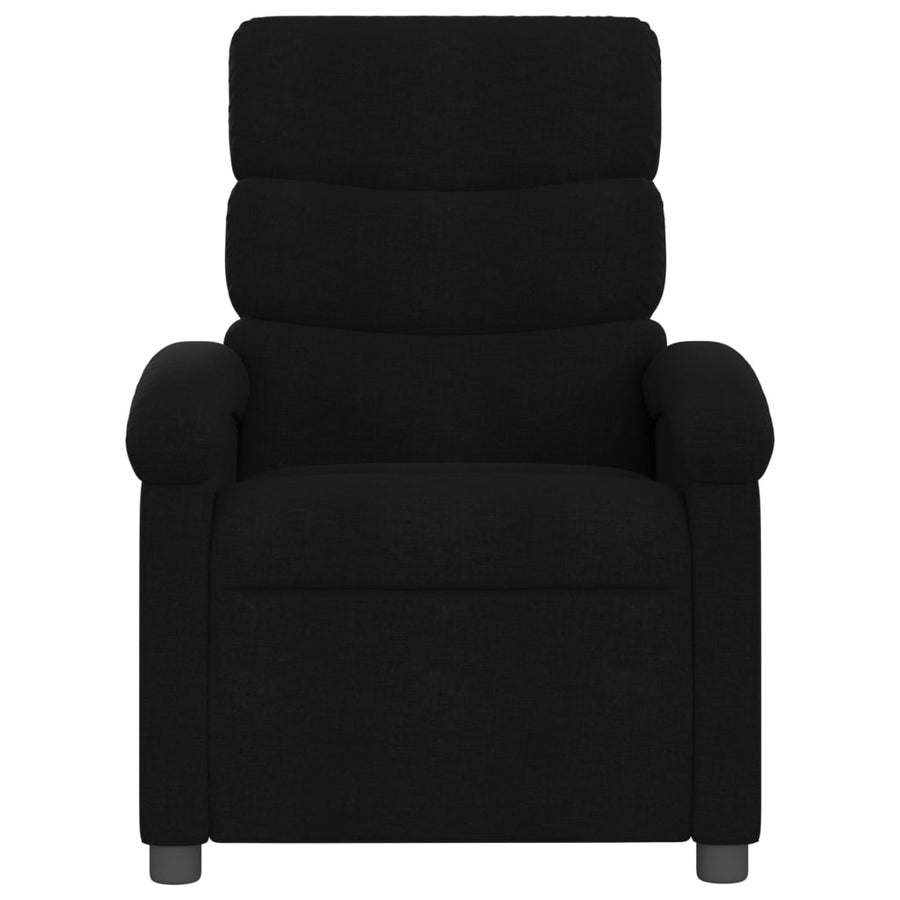 Massagestoel met zwarte stof