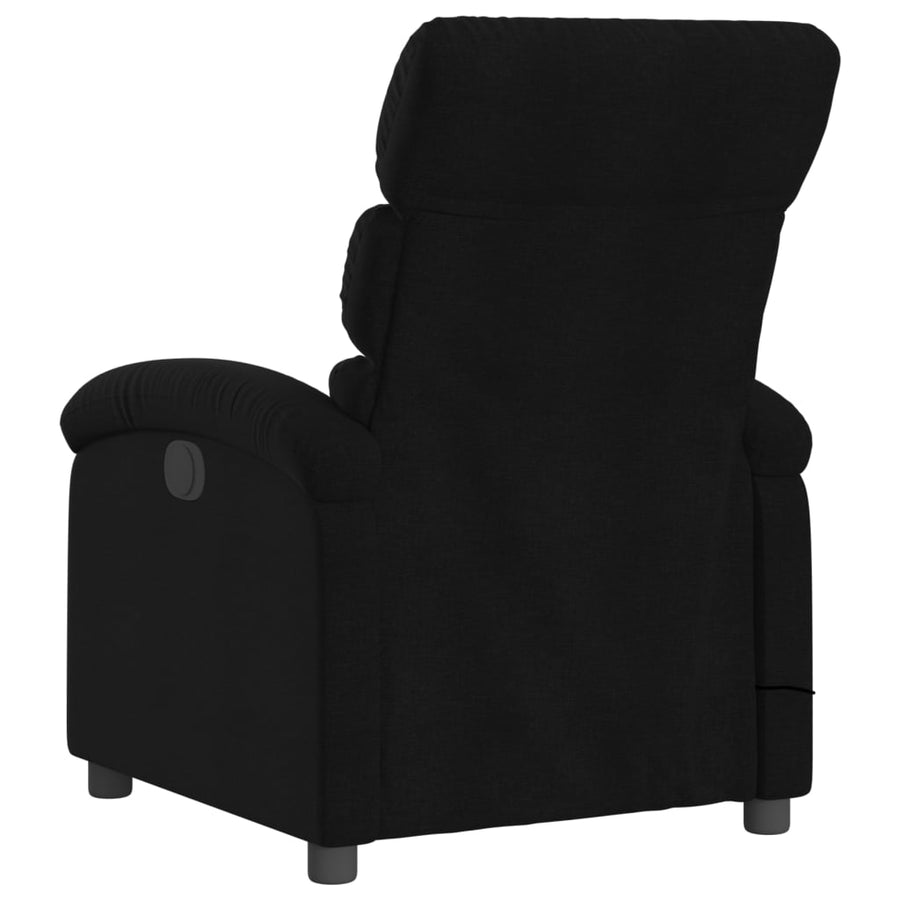 Massagestoel met zwarte stof