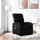 Massagestoel zwart stof