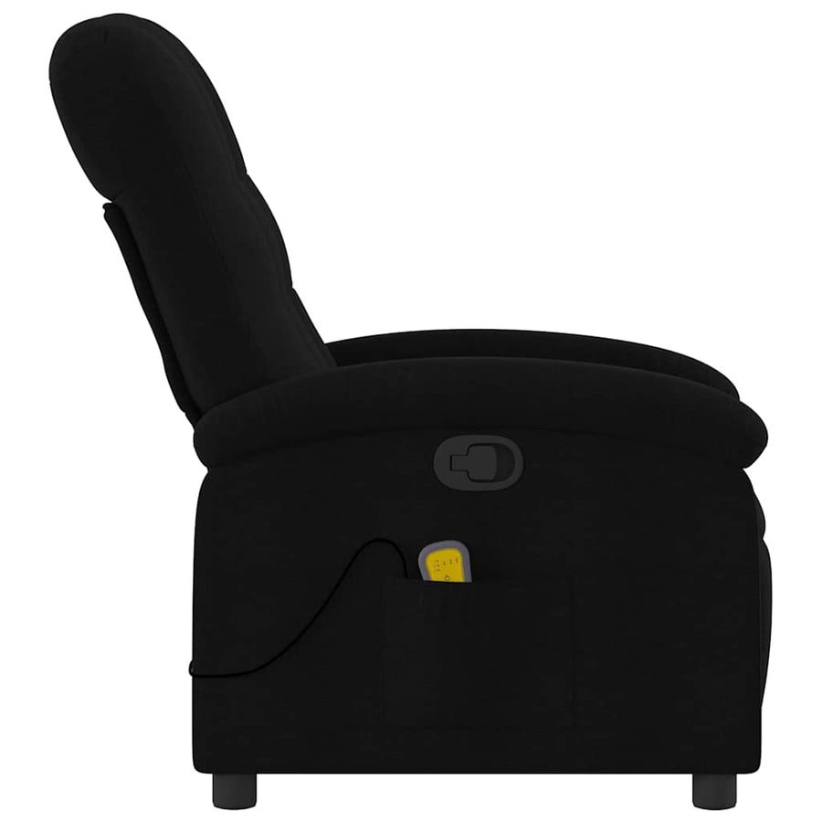 Massagestoel met zwarte stof