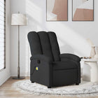 Massage chair with black fabric