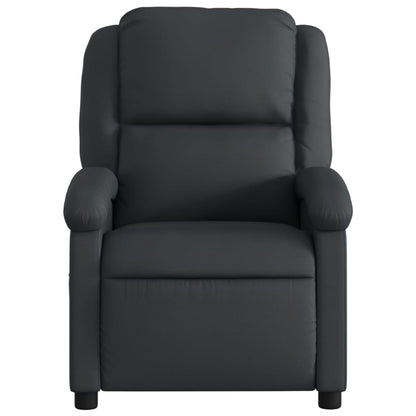 Relaxfauteuil Zwart Echt Leer