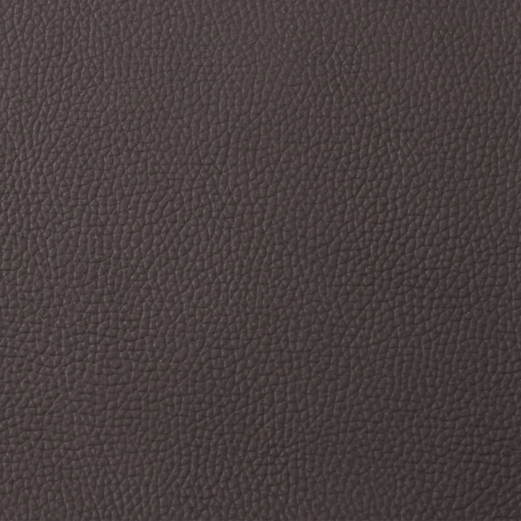 Relaxfauteuil donkerbruin echt leer