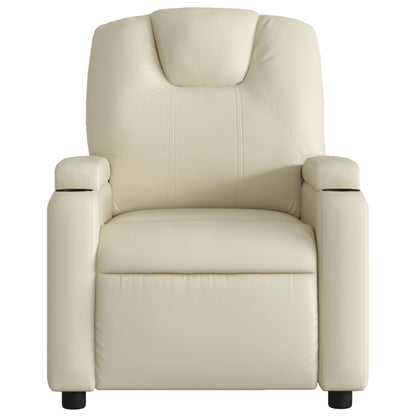 Relaxfauteuil Crème Kunstleer