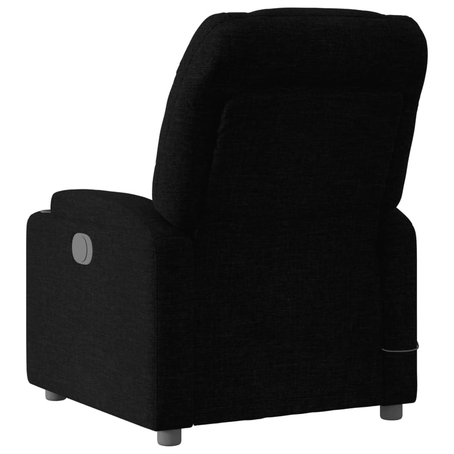 Massagestoel met zwarte stof
