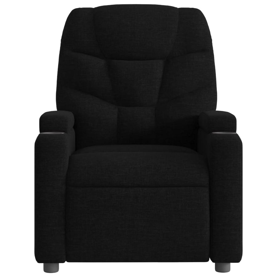 Massagestoel met zwarte stof