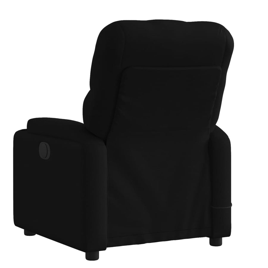 Massagestoel met zwarte stof