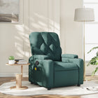 Massagestoel donkergroen met relaxfunctie