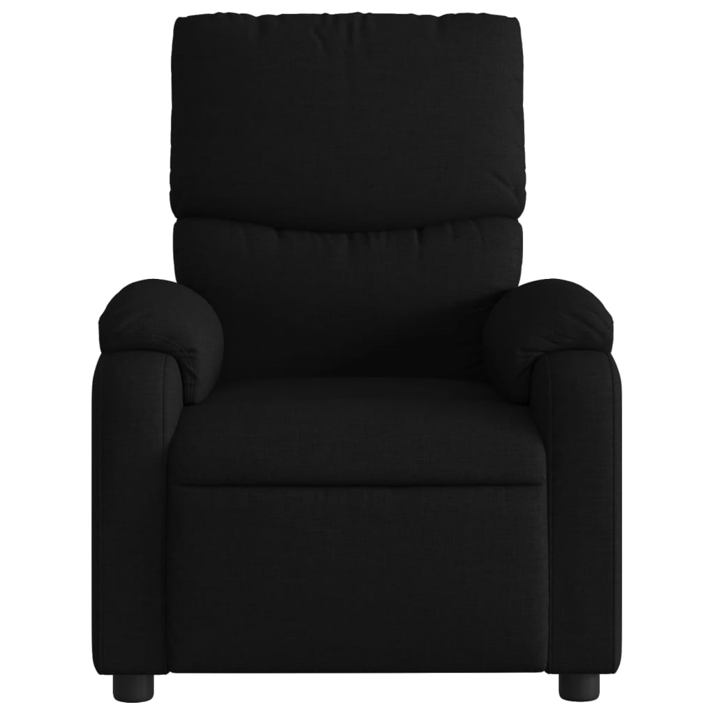 Massagestoel met zwarte stof
