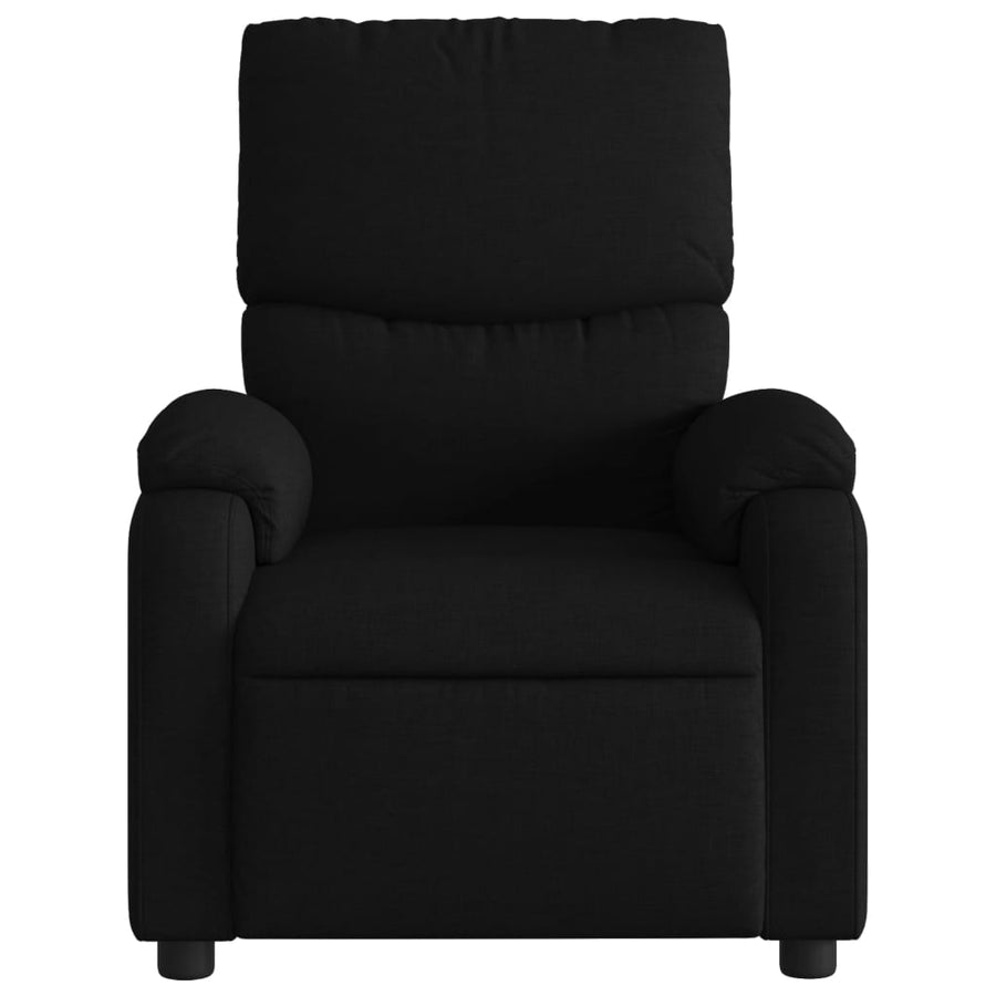 Massagestoel met zwarte stof