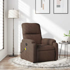 Massagestoel microvezel bruin