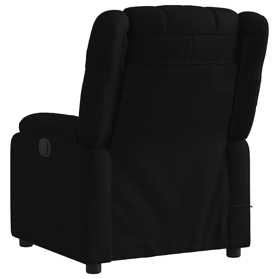 Massagestoel met zwarte stof