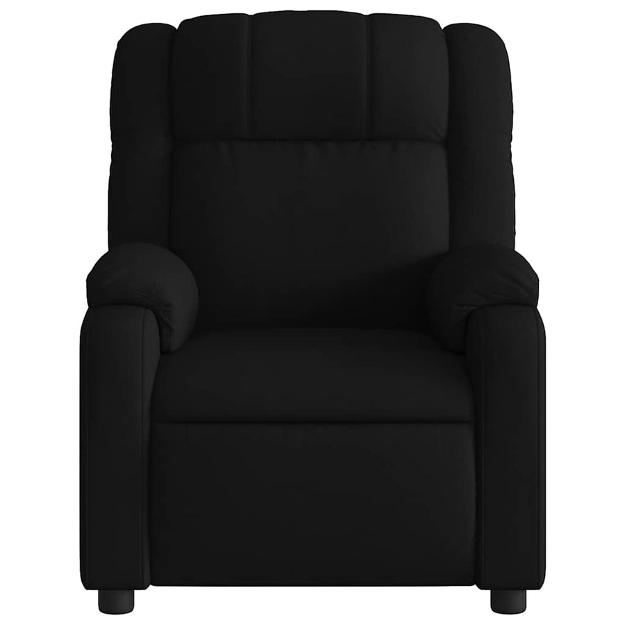 Massagestoel met zwarte stof