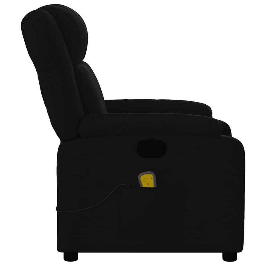 Massagestoel met zwarte stof