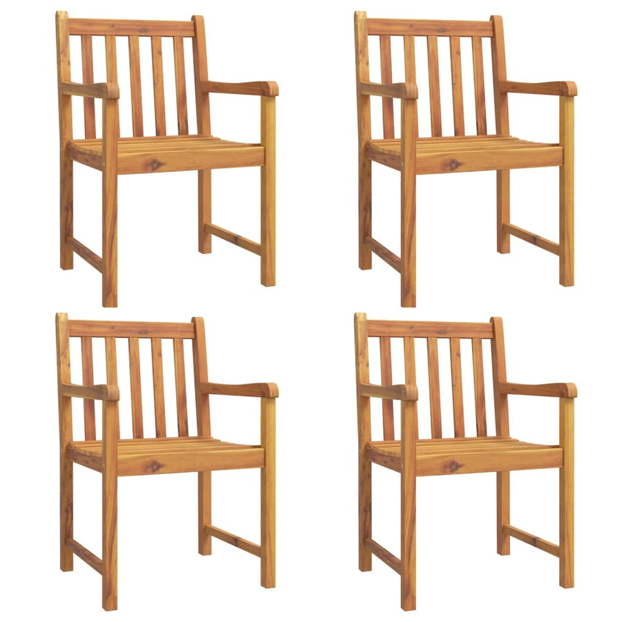 Tuinstoelen 56X55,5X90 Cm Massief Acaciahout 4