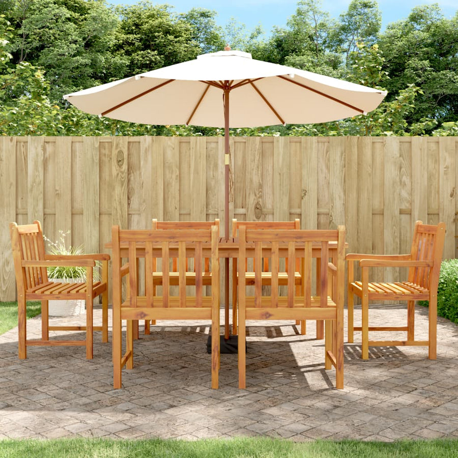 Tuinstoelen 5X55,5X90 Cm Massief Acaciahout 6