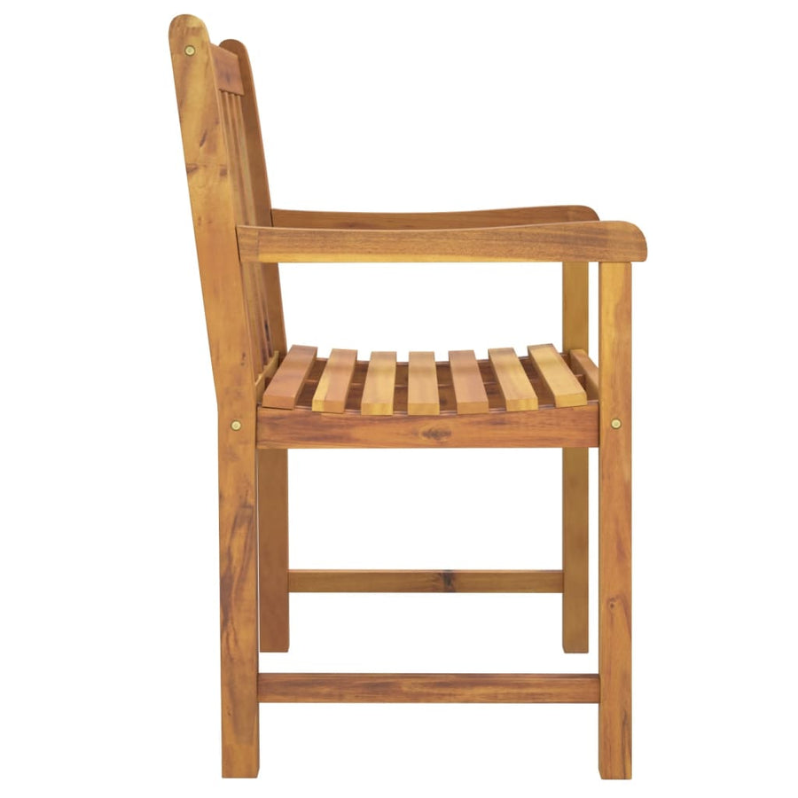 Tuinstoelen 56X55,5X90 Cm Massief Acaciahout 8