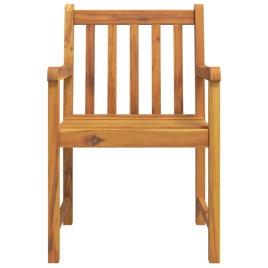 5-Delige Eethoek Massief Acaciahout 85 cm tafellengte