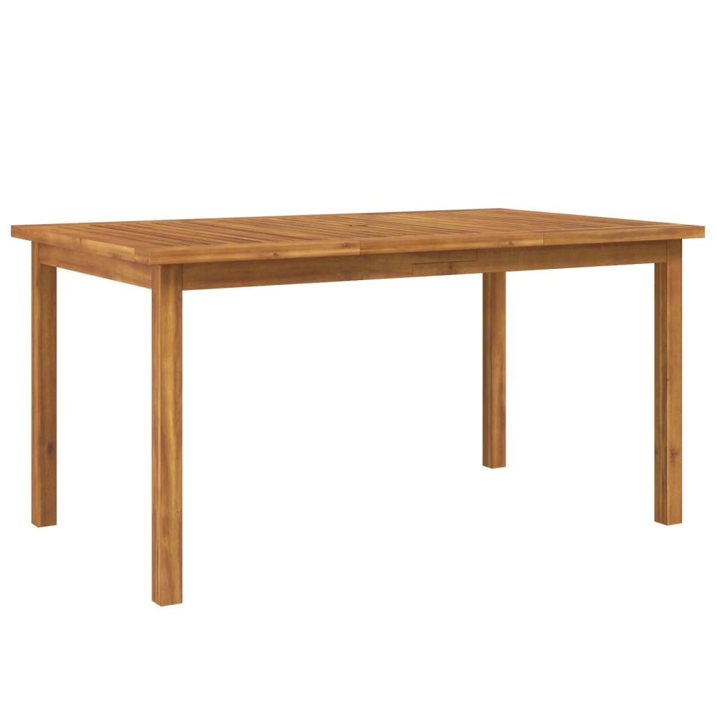 5-Delige Eethoek Massief Acaciahout 150 cm tafellengte